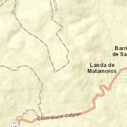 Landa de Matamoros Street Map