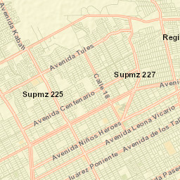 Cancún Street Map