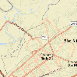 Bắc Ninh Street Map