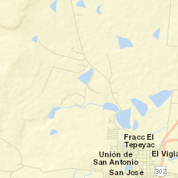 Unión de San Antonio Street Map