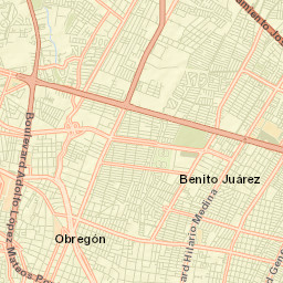 León de los Aldama Street Map
