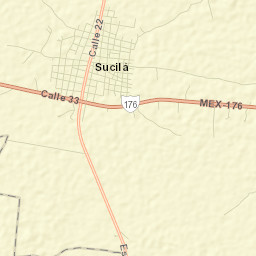 Sucilá Street Map