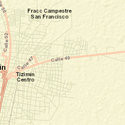 Tizimín Street Map