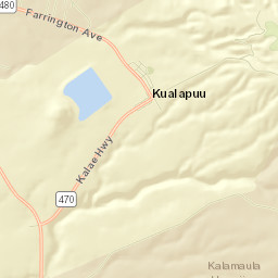 Kualapu‘u Street Map