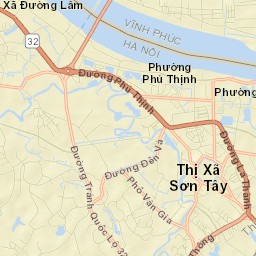 Sơn Tây Street Map