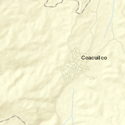 Coacuilco Street Map