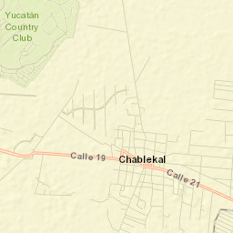 Chablekal Street Map