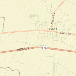 Baca Street Map