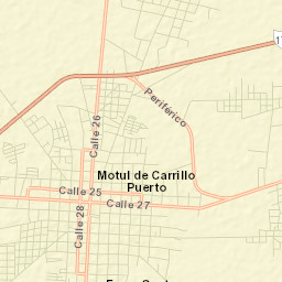 Motul Street Map