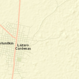 Kantunilkín Street Map