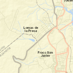 Potrerillos (Guanajal) Street Map