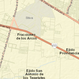 San José de Durán (Los Troncoso) Street Map