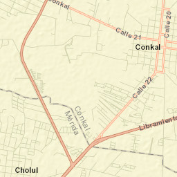 Conkal Street Map