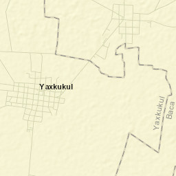 Yaxkukul Street Map