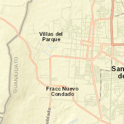 Purísima de Bustos Street Map