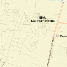 Colonia Latinoamericana Street Map