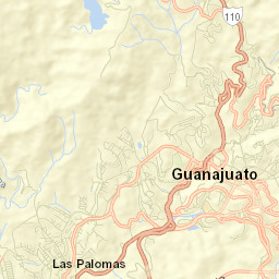 Guanajuato Street Map