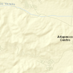 Atlapexco Street Map