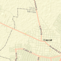 Caucel Street Map