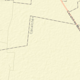 Cholul Cantón Street Map