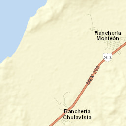 Monteón Street Map