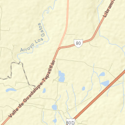 Valle de Guadalupe Municipality Street Map