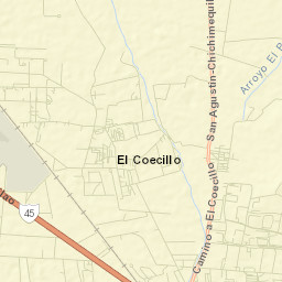 El Coecillo Street Map