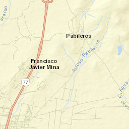 Colonia Francisco Javier Mina Street Map