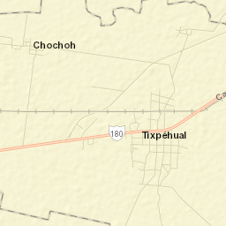 Tixpehual Street Map