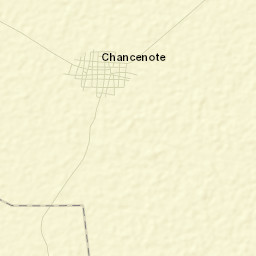 Chan Cenote Street Map