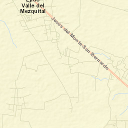 Barrio de Guadalupe del Mezquitillo Street Map