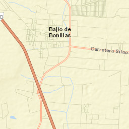 Bajío de Bonillas Street Map