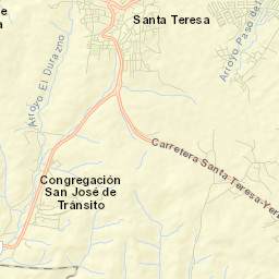 Santa Teresa Street Map