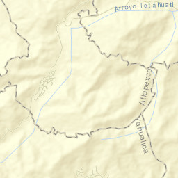 Tecacahuaco Street Map
