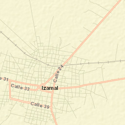 Izamal Street Map