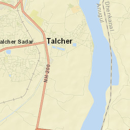 Talcher Street Map