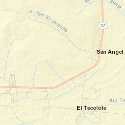 San Ángel Street Map