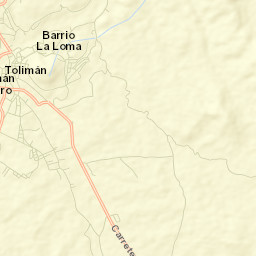 Tolimán Street Map