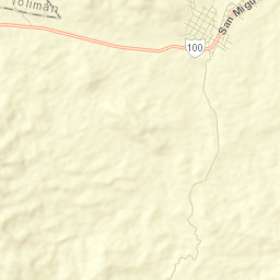 Higuerillas Street Map