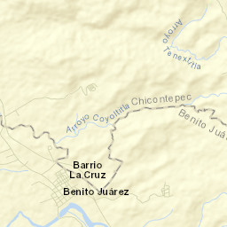 Benito Juárez Street Map