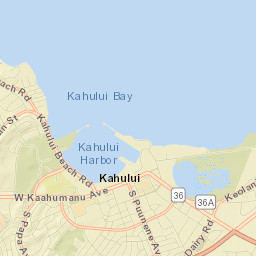 Kahului Street Map