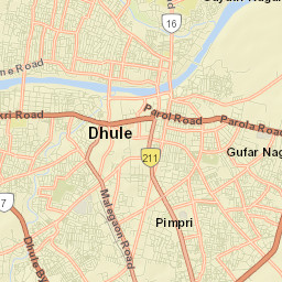 Dhulia Street Map
