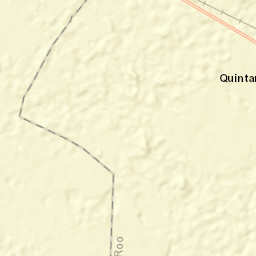 Quintana Roo Street Map