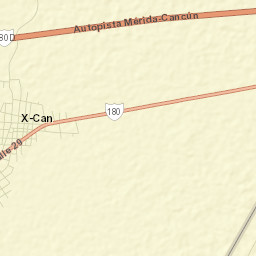 X-Cán Street Map