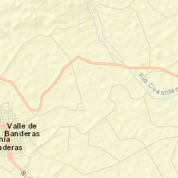 Valle de Banderas Street Map