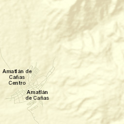 Amatlán de Cañas Street Map