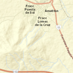 Amatitán Street Map