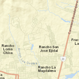 Tesistán Street Map