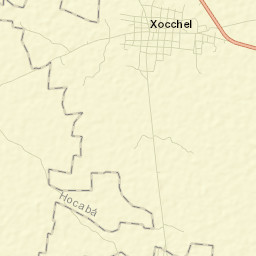 Xocchel Street Map