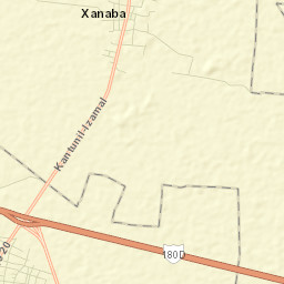 Xanabá Street Map
